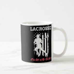 Lacrosse Chicks mit Sticks Lacrosse Kaffeetasse