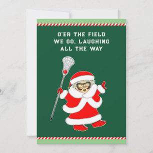 Lacrosse Christmas Cards Feiertagskarte