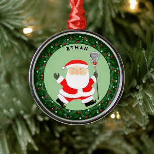 Lacrosse Christmas Collectible 2025 Ornament Aus Metall