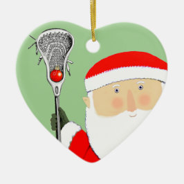 Lacrosse Christmas Collectible Keramik Ornament