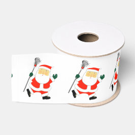 Lacrosse Christmas Satin Ribbon Ripsband