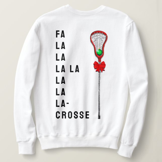 Lacrosse Christmas Sweatshirt (Design Rückseite)