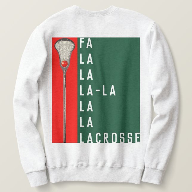 Lacrosse Christmas Sweatshirt (Design Rückseite)