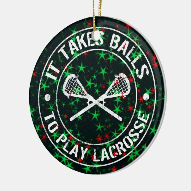 Lacrosse Christmas Tree Ornament Decoration (Links)