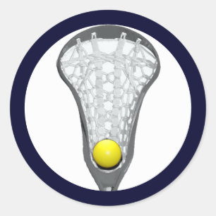 Lacrosse Classic Round Sticker