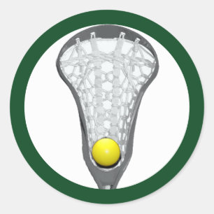 Lacrosse Classic Round Sticker