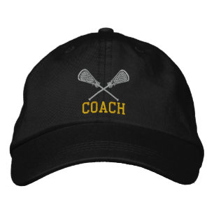 Lacrosse Coach bestickte Hülle Bestickte Kappe