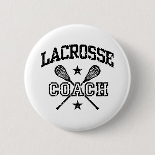 Lacrosse Coach Button