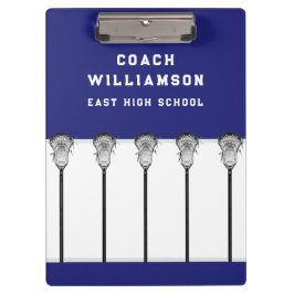 Lacrosse Coach Clipboard Klemmbrett