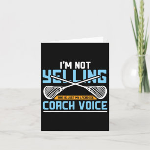 Lacrosse Coach Geschenk Lax Sticks Funny Coach Sti Karte