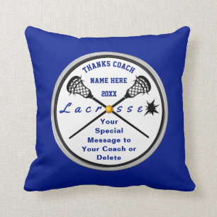 Lacrosse Coach Geschenke, Personalisiert, Spieler, Kissen