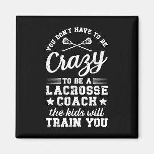 Lacrosse Coach Lacrosse Gecoacht Magnet