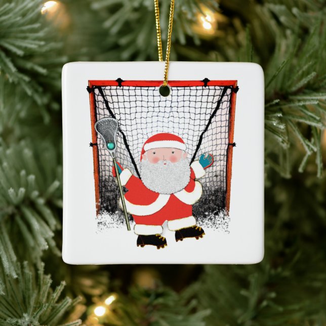 Lacrosse Collectible Keramikornament (Baum)