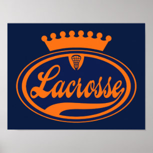 Lacrosse Crown Poster