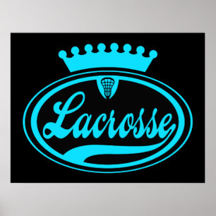 Lacrosse Crown Poster