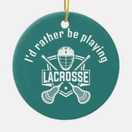 Lacrosse Design  Keramik Ornament