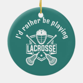 Lacrosse-Design  Keramik Ornament