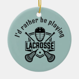 Lacrosse Design  Keramik Ornament