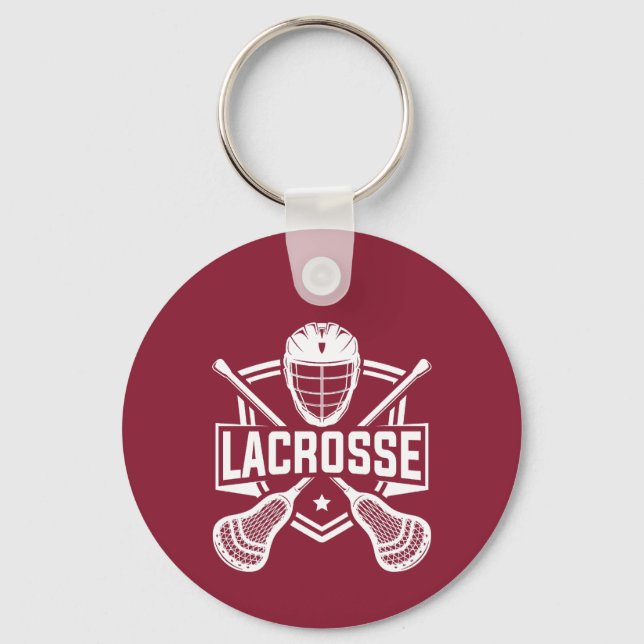 Lacrosse Design  Schlüsselanhänger (Vorderseite)