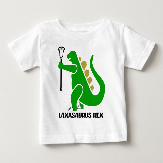 Lacrosse_Designs_LaxasaurusRex Baby T-shirt (Vorderseite)