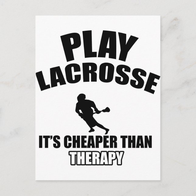 Lacrosse Designs Postkarte (Vorderseite)