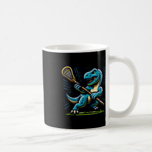 Lacrosse Dinosaur Trendige Sportarten Retro Lustig Kaffeetasse