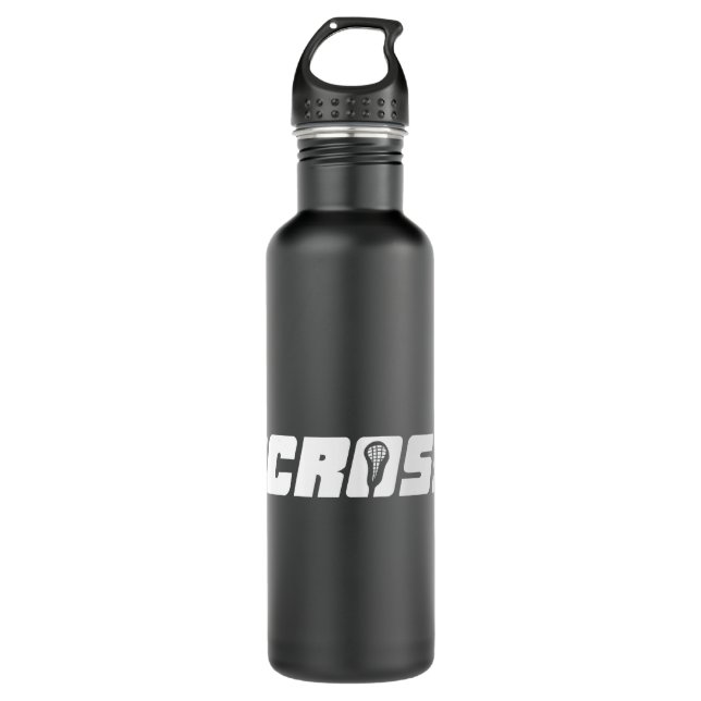 Lacrosse Edelstahlflasche (Vorderseite)