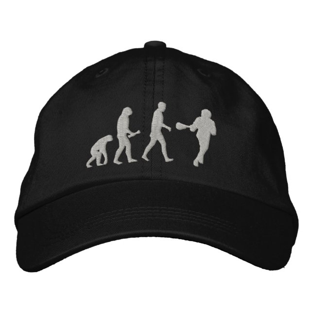 Lacrosse-Evolution bestickte Hülle Bestickte Baseballkappe (Vorderseite)