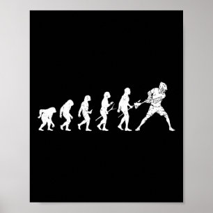 Lacrosse Evolution - Lacrosse Player Evolution Poster