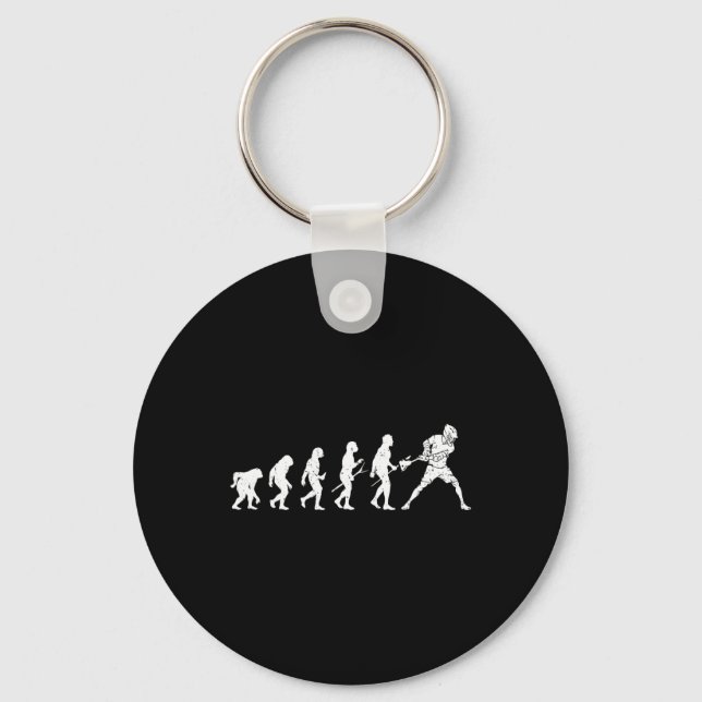 Lacrosse Evolution - Lacrosse Player Evolution Schlüsselanhänger (Vorderseite)