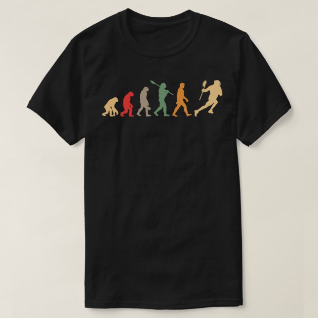 Lacrosse Evolution Vintag T-Shirt (Design vorne)