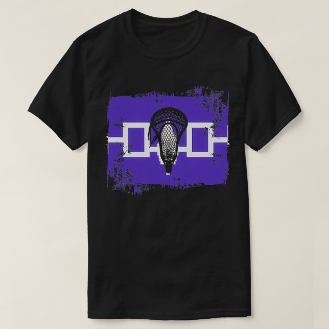 Lacrosse Flag mit Stickhead Haudenounee Nationa T-Shirt (Design vorne)