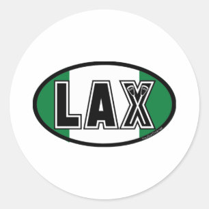 Lacrosse Flag Nigeria Aufkleber