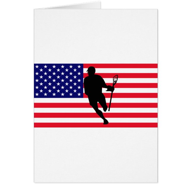 Lacrosse-Flagge IRock Amerika (Vorne)