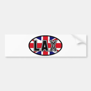 Lacrosse-Flaggen-Königreich-Autoaufkleber Autoaufkleber