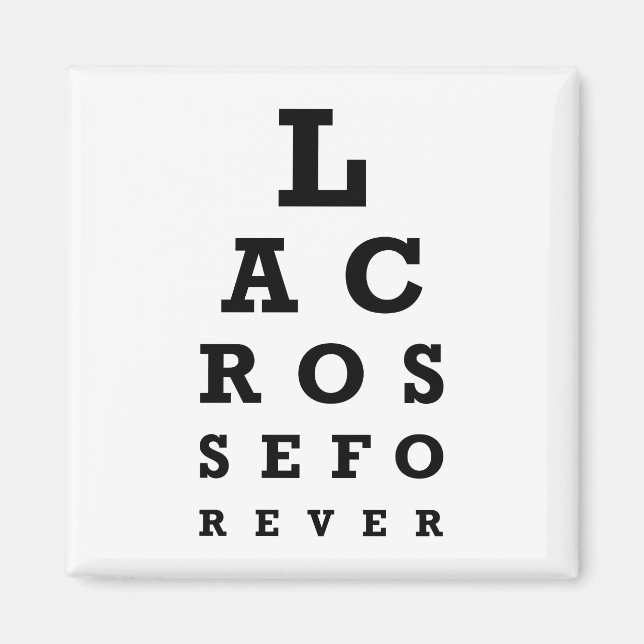 Lacrosse Forever Magnet (Vorne)