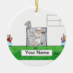 LaCrosse - Frauen Keramikornament