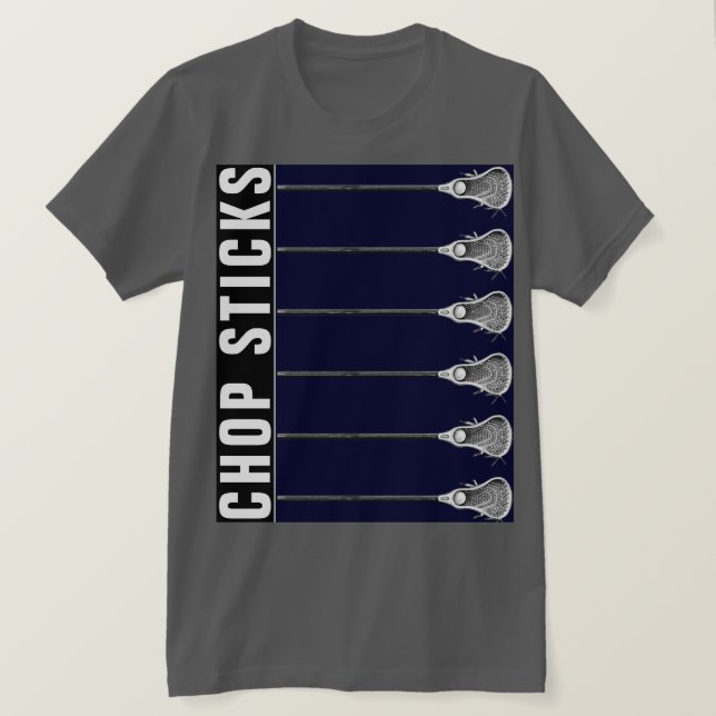 Lacrosse Funny T - Shirt (Design vorne)