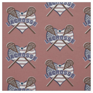 Lacrosse-Gewebe mit Herz-geformter Flagge Stoff