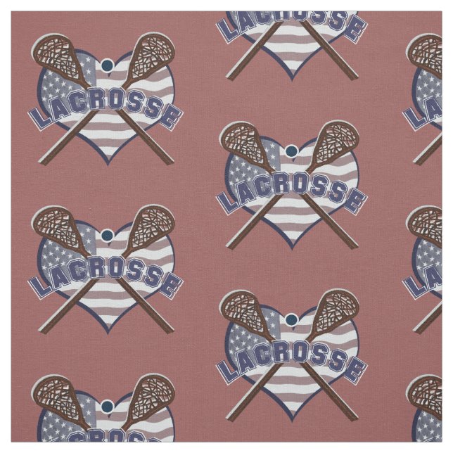 Lacrosse-Gewebe mit Herz-geformter Flagge Stoff (Muster)