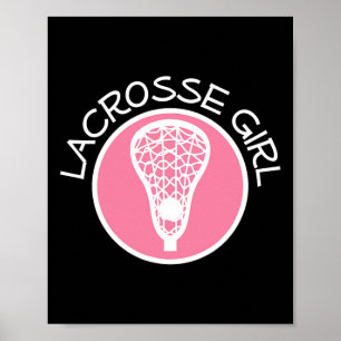 Lacrosse Girl Sports Team Niedlich Poster