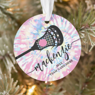 Lacrosse Girls Pink Tie Dye Holiday