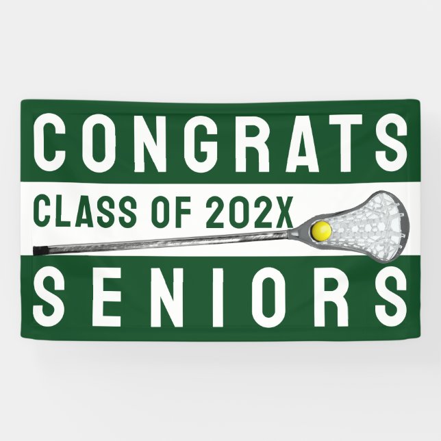 Lacrosse Glückwunschs 2025 Banner (Horizontal)