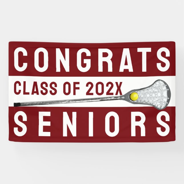 Lacrosse Glückwunschs 2025 Banner (Horizontal)