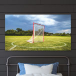 Lacrosse Goal Vibrant Outdoor Scenic Photo Leinwanddruck<br><div class="desc">Get in the game with our Lacrosse Goal Vibrant Outdoor Scenic Photo Canvas Print. Capture the energy of your favorite game when you hang this piece in your bedroom. Let the vibrant field and detailed goal inspire a sense of athleticism and determination.</div>