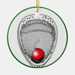 Lacrosse Goalie Christmas Collectin Keramik Ornament