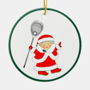 Lacrosse Goalie Collectible Keramik Ornament