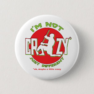 Lacrosse Goalie Design Button