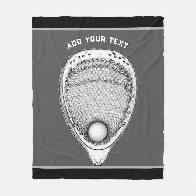 Lacrosse Goalie Fleecedecke (Vorderseite)