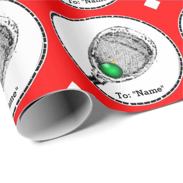 Lacrosse Goalie-Geschenk Geschenkpapier (Rolleneckpunkt)